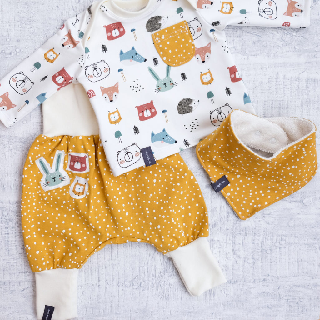 Newborn Set 1 ocker Tiere