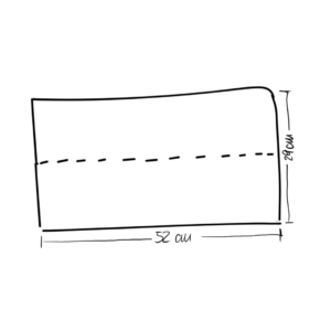 Stirnband Zuschnitt 2